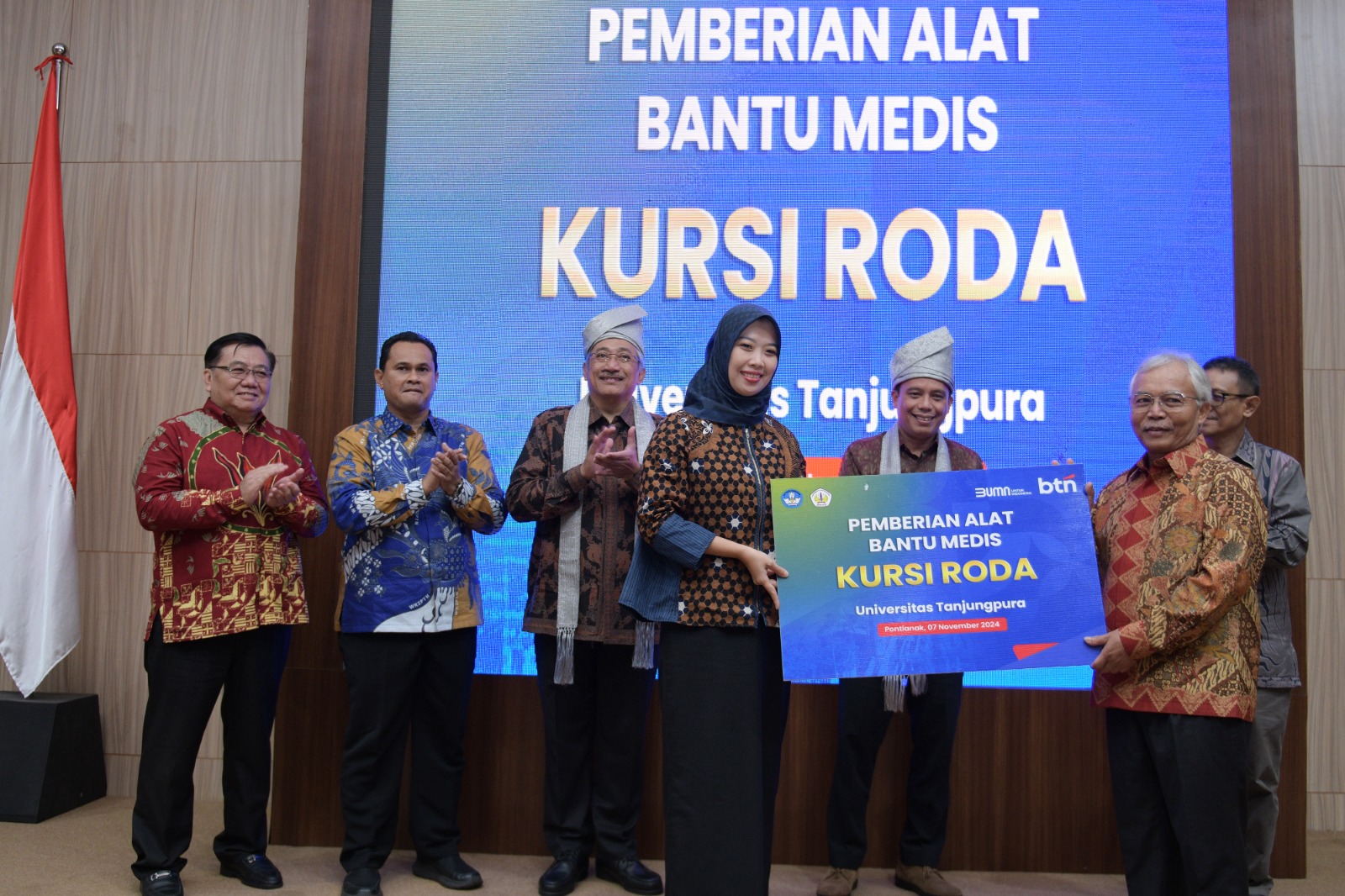 Dirut BTN Nixon LP Napitupulu kala memberikan kuliah umum di Untan. FOTO - ISTIMEWA Songsong Indonesia Emas 2045, BTN Perkuat Sinergi dengan Untan