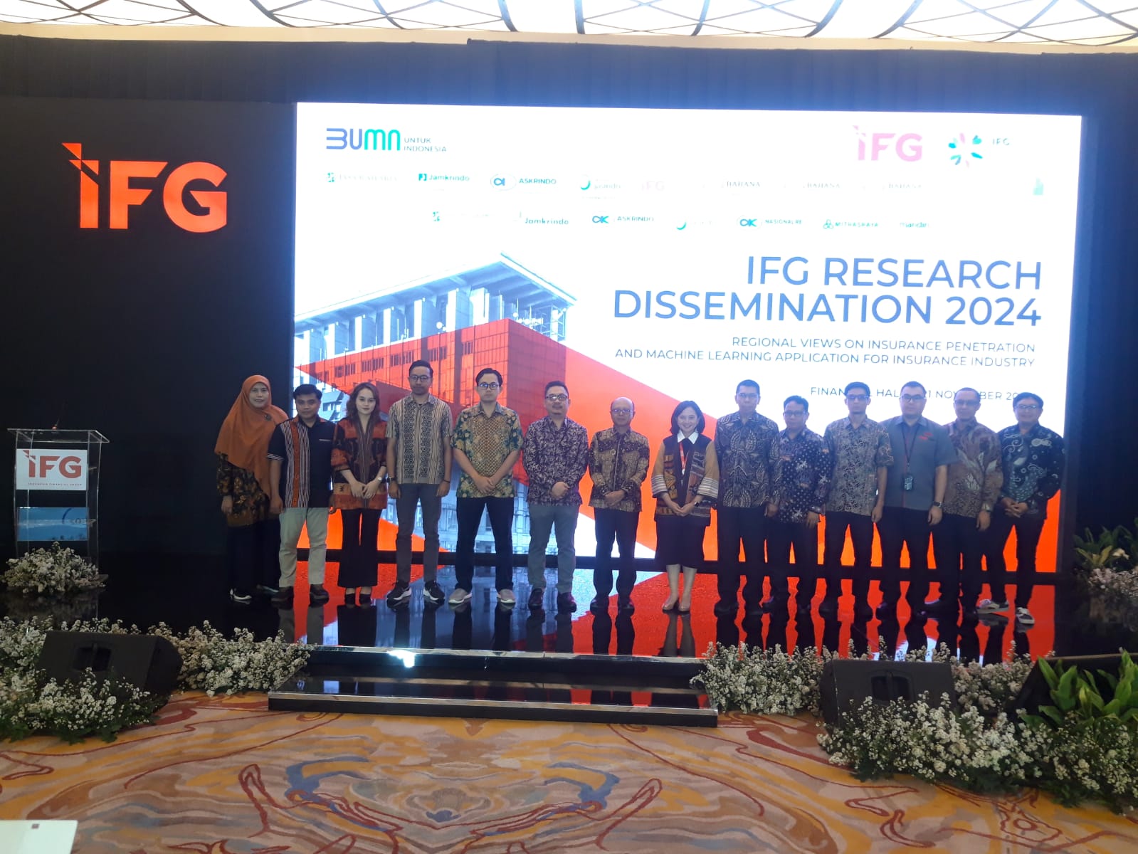 Pada acara IFG Research Dissemination 2024 bertema IFG Gelar Research Dissemination 2024, Hadirkan Dosen Sejumlah PT