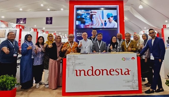 Kemenperin kenalkan potensi industri Indonesia pada ajang SAUDI ELENEX 2024 yang digelar di Riyadh, Arab Saudi pada 4-7 November 2024/ foto: humas Kemenperin Industri Peralatan Listrik RI Bidik Pasar Timur Tengah