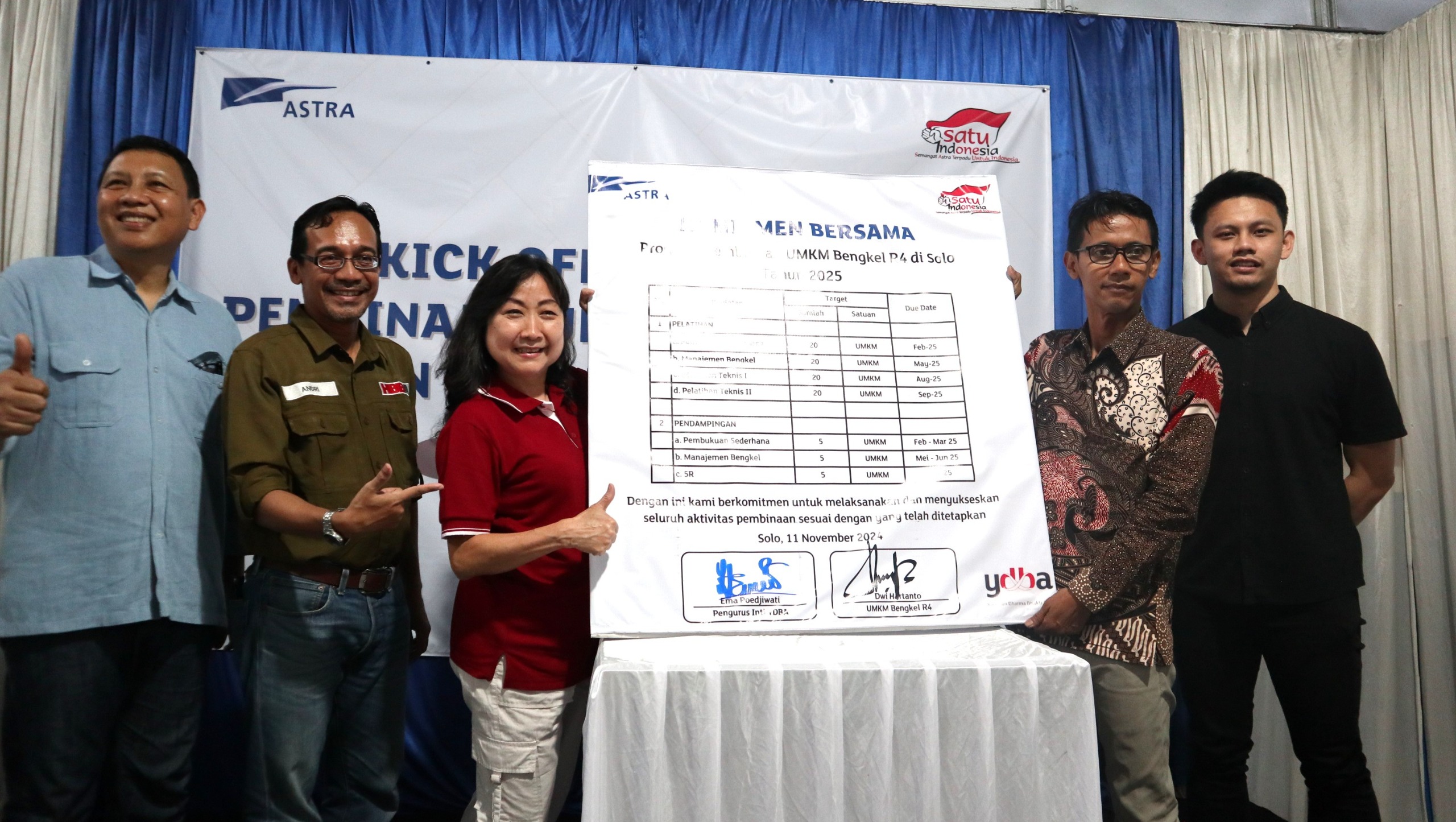 Astra melalui YDBA, Perkuat Pembinaan UMKM di Yogyakarta dan Solo