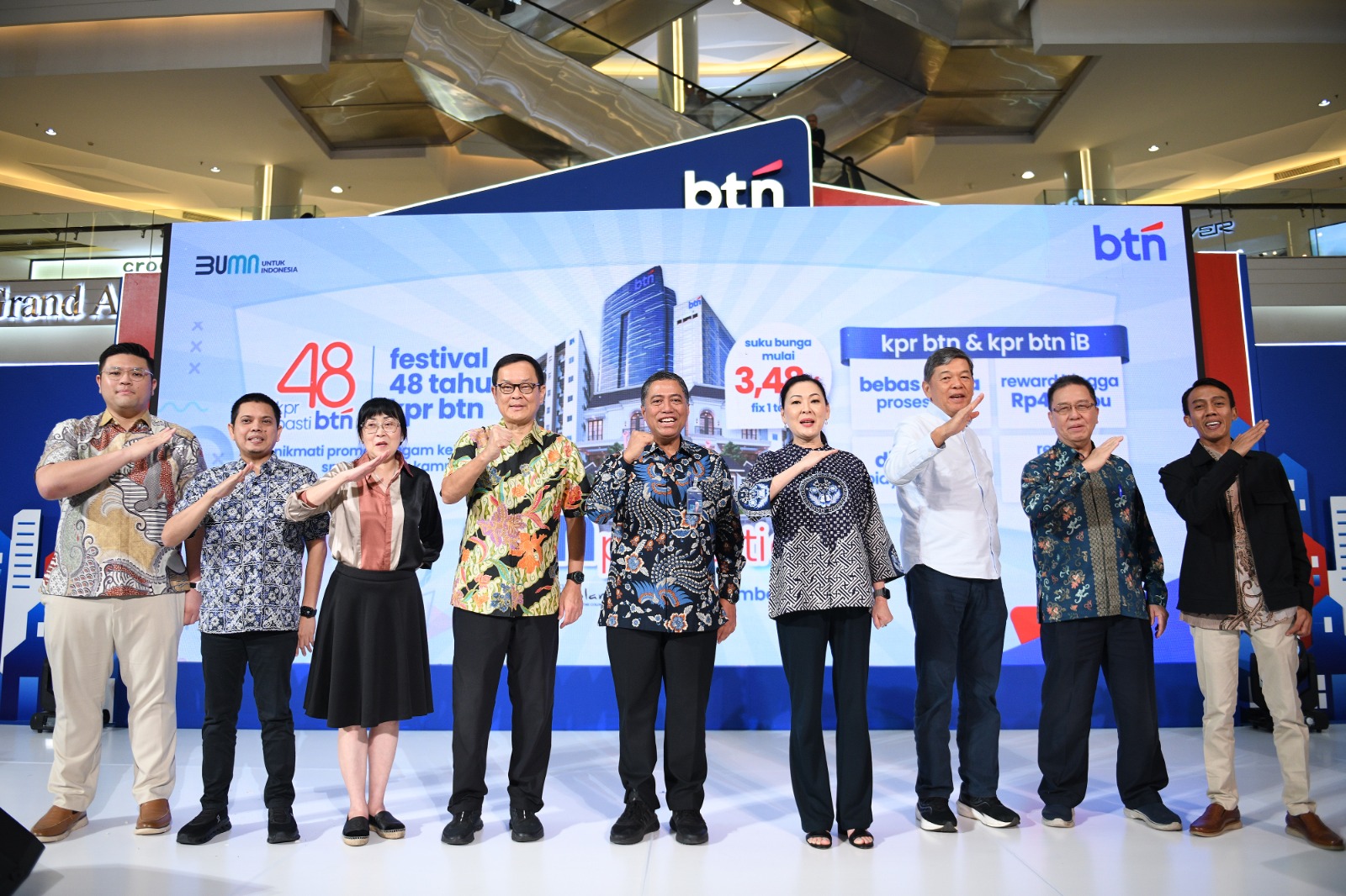 Pengurus BTN di sela-sela gelaran BTN Properti Expo 2024. FOTO - ISTIMEWA Geber Properti Expo 2024, BTN Optimistis Gaet KPR Rp250 Miliar
