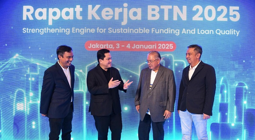 Erick Thohir Hadiri Rapat Kerja BTN 2025