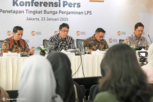 Lembaga Penjamin Simpanan (LPS) memutuskan untuk mempertahankan Tingkat Bunga Penjaminan (TBP) simpanan rupiah di bank umum dan BPR serta simpanan valas di bank umum Jaga Stabilitas Keuangan, LPS Pertahankan Bunga Penjaminan 4,25 Persen
