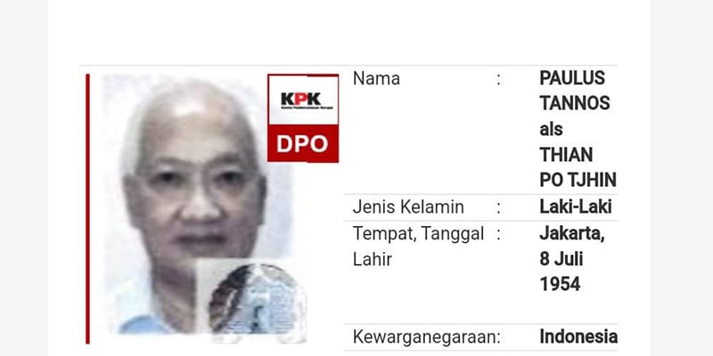 Masih ada Proses Ekstradisi Untuk Bawa Paulus Tannos ke Indonesia