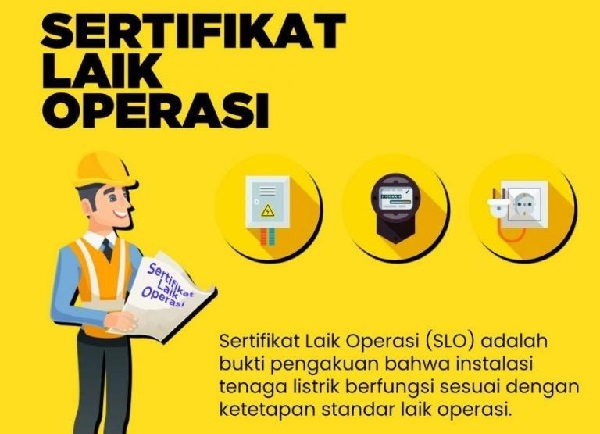 Kementerian ESDM melakukan penyesuaian biaya pemeriksaan dan pengujian atau Sertifikasi Laik Operasi (SLO) instalasi pemanfaatan tenaga listrik tegangan rendah. Biaya SLO Instalasi Tenaga Listrik Tegangan Rendah Disesuaikan