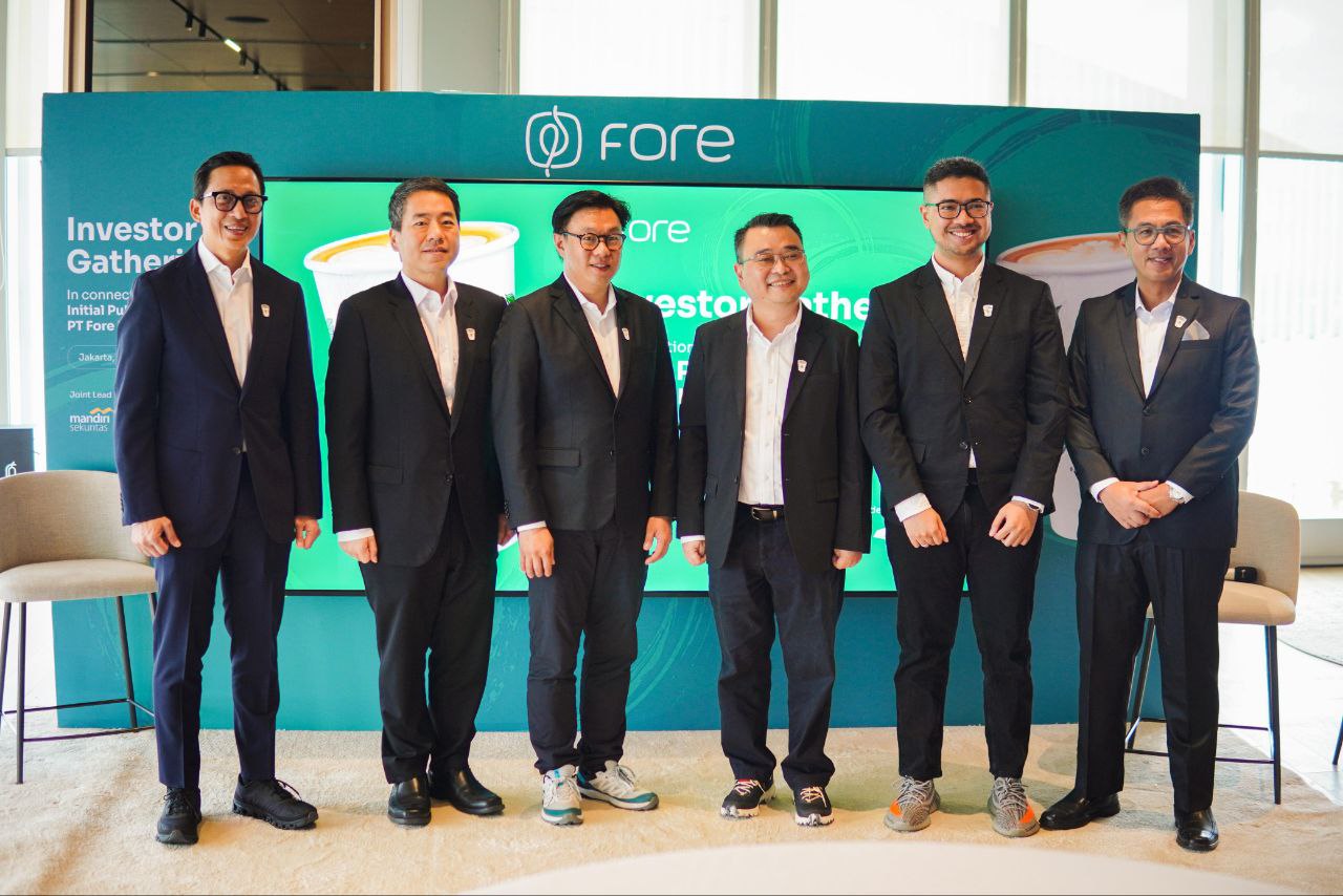 Pengurus Fore Kopi Indonesia usai public expose road to IPO perseroan. FOTO - ISTIMEWA Kebut Ekspansi, FORE Optimistis Pendapatan Tumbuh 50 Persen