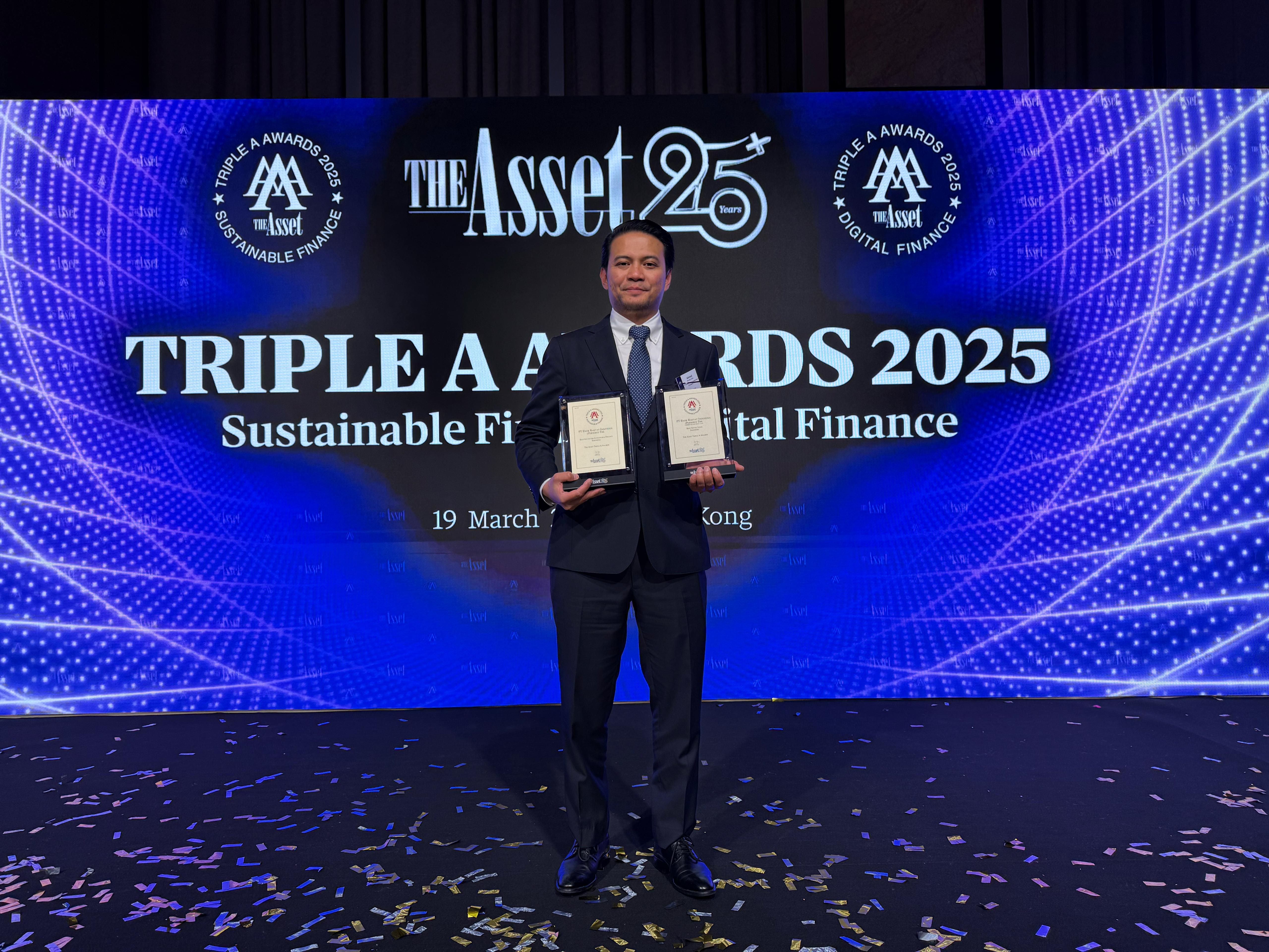 BRI Raih 2 Penghargaan The Asset Triple A atas Konsistensi ESG