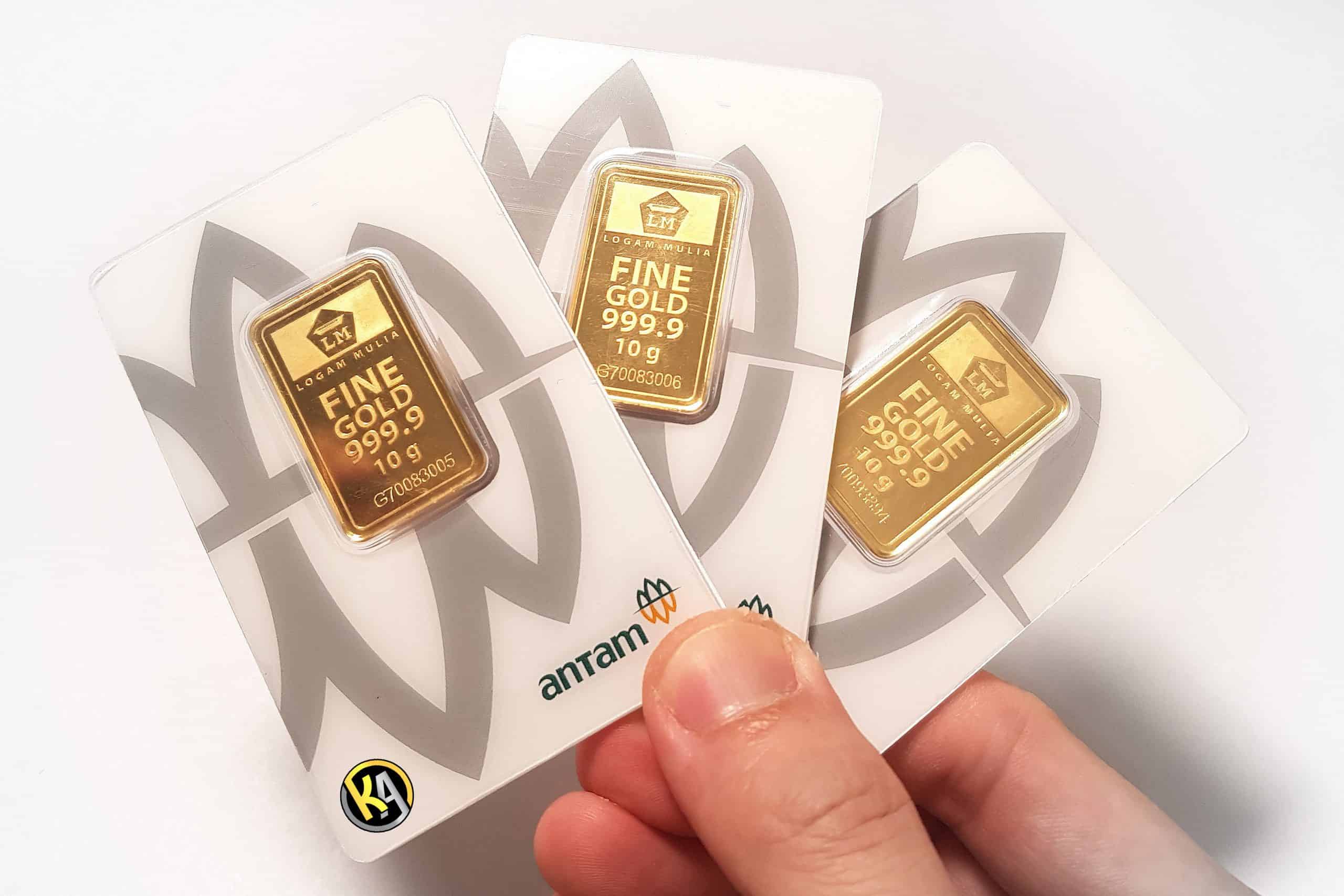 Melejit Rp43.000, Harga Emas Antam Makin Dekati Rp1,9 Juta per Gram