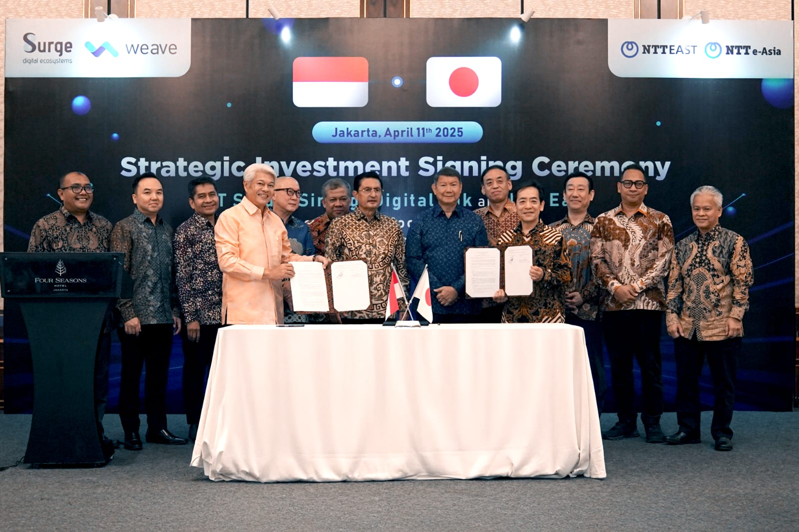 NTT East dan SURGE (WIFI) Umumkan Investasi Strategis Rp4 Triliun