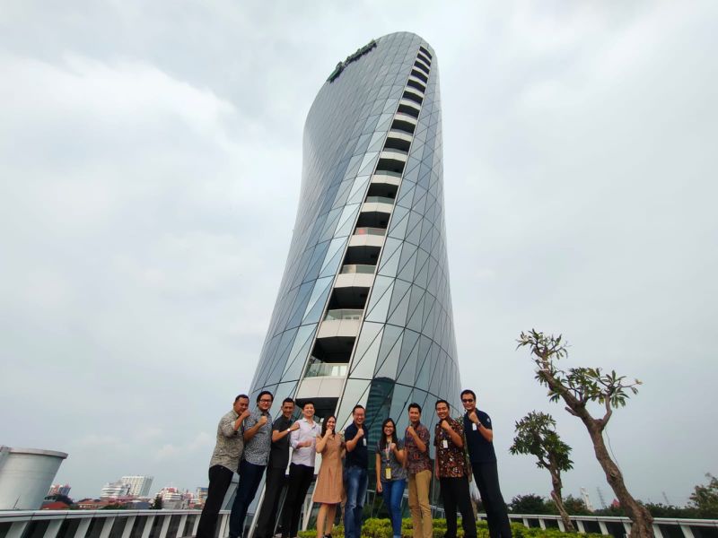 Avia Tower berdiri tegak di Surabaya, Jawa Timur. FOTO - ISTIMEWA Bidani Buyback Rp1 T, AVIA Tunjuk Verdhana Sekuritas