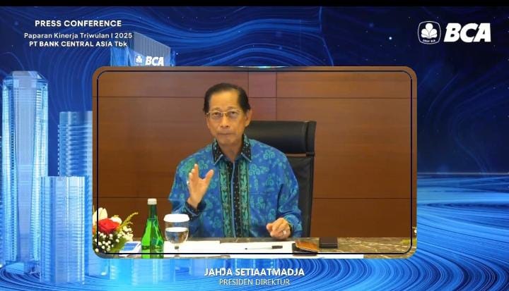Presiden Direktur PT Bank Central Asia Tbk, Jahja Setiaatmadja . BCA (BBCA) Cetak Laba Rp14,1T, Naik 9,8 Persen di Kuartal I-2025
