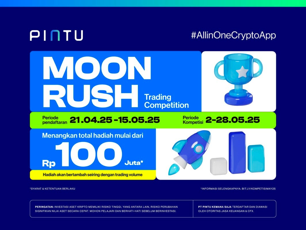 Memasuki kuartal-II 2025, pasar crypto menunjukkan tanda-tanda pemulihan, dengan rebound harga Bitcoin (BTC) yang kembali ke level $94 ribu setelah sebelumnya sempat turun ke kisaran $76 ribu. Trading di PINTU, Ikut Kompetisi Ini