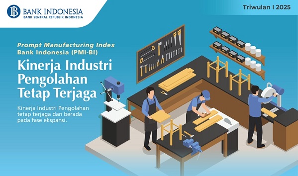 Kinerja Industri Pengolahan Terjaga, PMI-BI Triwulan I 51,67 Persen