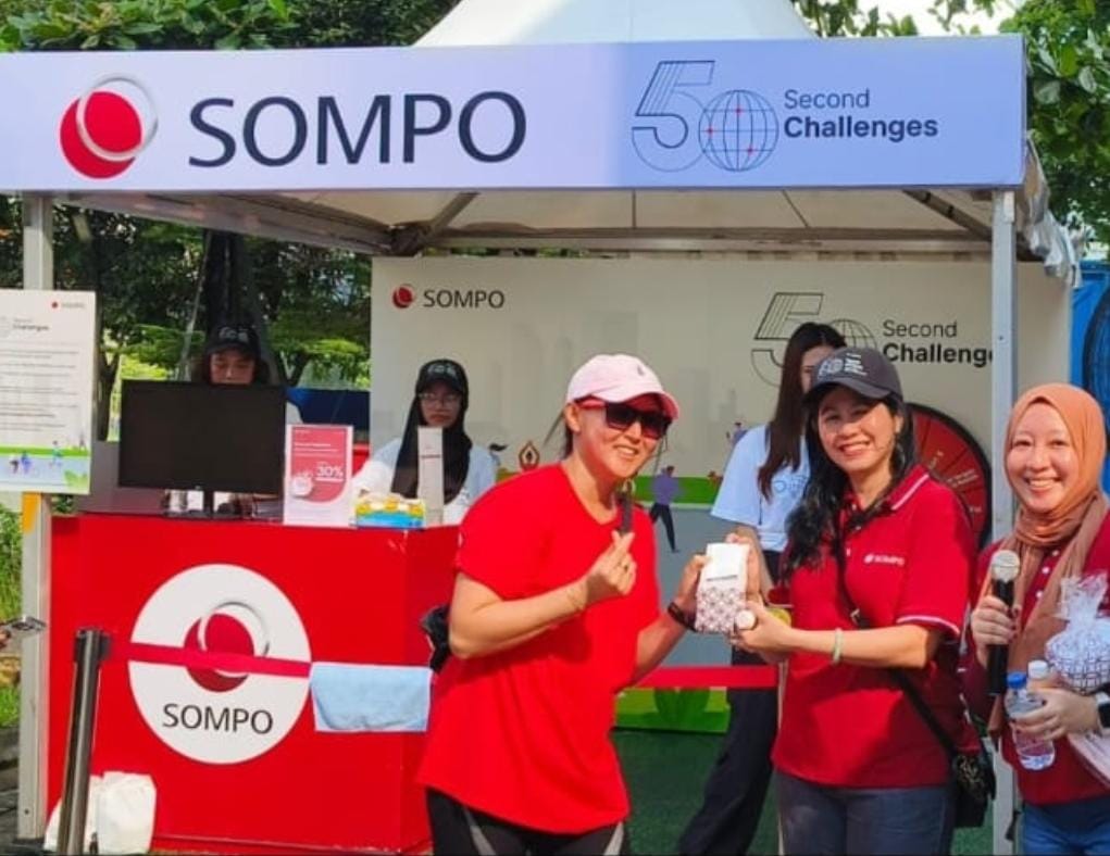 T Sompo Insurance Indonesia (Sompo Insurance) menyelenggarakan “50 Second Challenges” sebagai bagian dari rangkaian kegiatan menuju perayaan ulang tahun ke-50 perusahaan yang jatuh pada 1 Juni 2025 mendatang. 50 Second Challenges diadakan berbarengan dengan kegiatan “Car Free Day” kota Jakarta yang bertempat di Chillax Sudirman, Jl. Jend. Sudirman, Jakarta. Sompo Insurance Gaungkan 50 Second Challenges