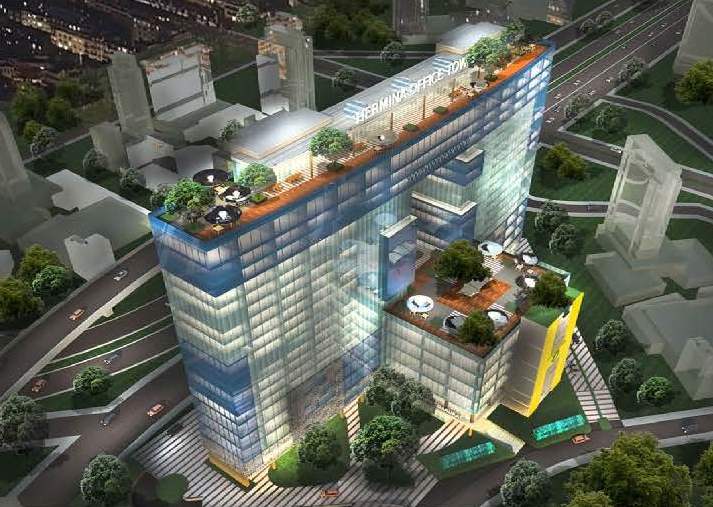 Maket pembangunan gedung Hermina Tower. FOTO - ISTIMEWA HEAL Obral Dividen Rp10,5 per Helai, Ini Jadwalnya