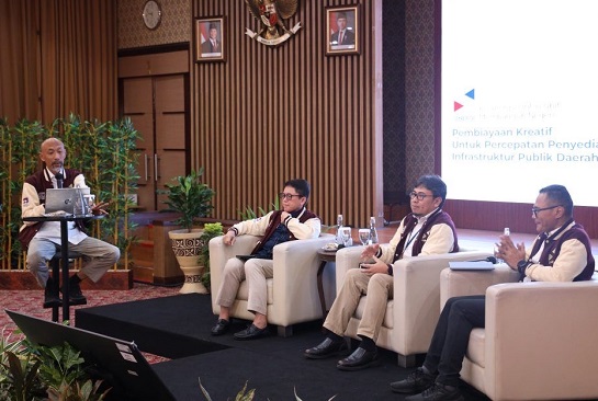Direktorat Jenderal Perimbangan Keuangan (DJPK) Kemenkeu meluncurkan program SINERGI untuk membantu mengatasi kesenjangan fiskal dalam pembangunan infrastruktur DJPK Luncurkan Program SINERGI, Atasi Gap Pembangunan Infrastruktur