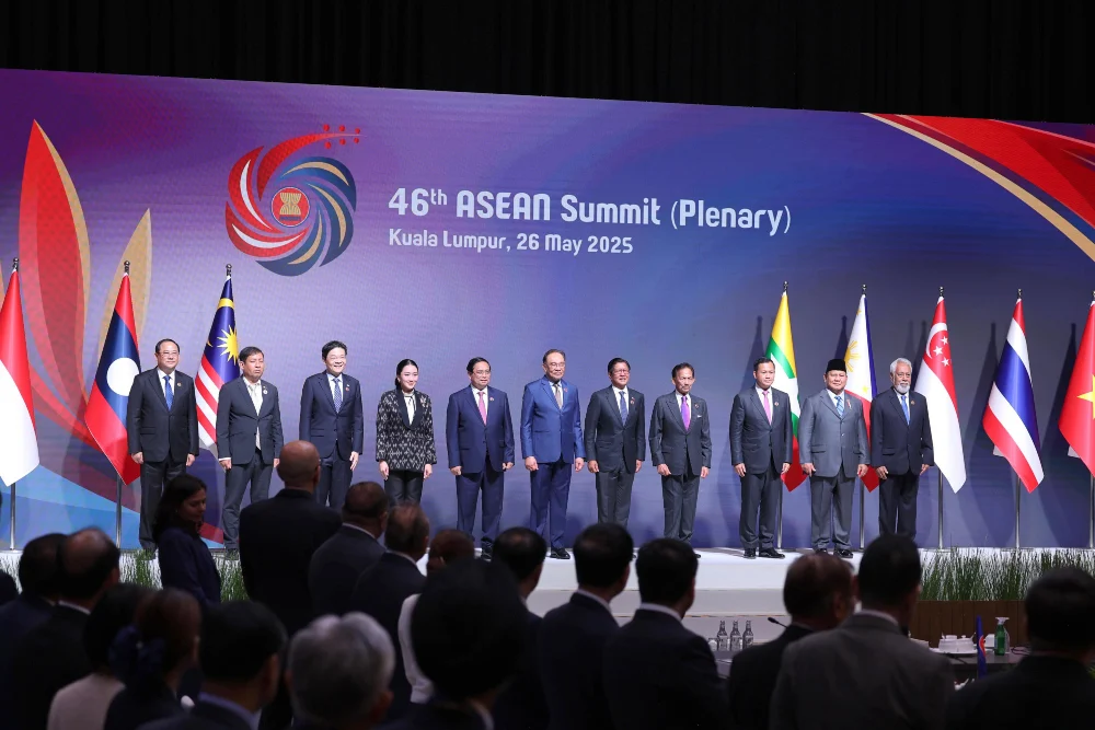 Sidang Pleno (Plenary Session) Konferensi Tingkat Tinggi (KTT) Asean ke-46 di Kuala Lumpur, Malaysia, Senin (26/5/2025). Dok Tim Media Presiden Prabowo Subianto KTT ASEAN 2025: Prabowo Teken Deklarasi Kuala Lumpur, Ini Isinya