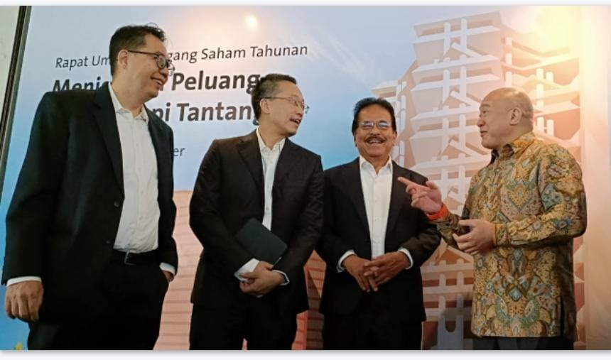 Manajemen Intiland (DILD) ketika menggelar RUPS Jakarta pada Rabu (28/5). Intiland (DILD) Setujui Struktural Baru dan Sentralisasi Bisnis
