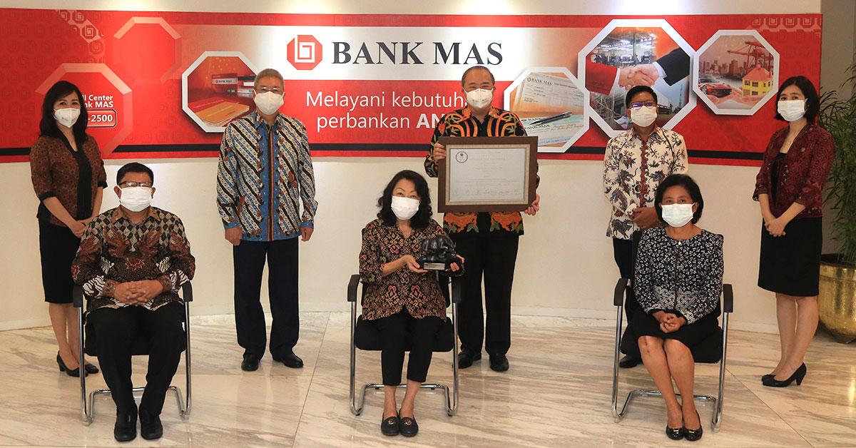 Pengurus Bank Mas pada suatu kesempatan. FOTO - ISTIMEWA Cek! Ini Jadwal Dividen Bank Mas (MASB) Rp23 per Lembar