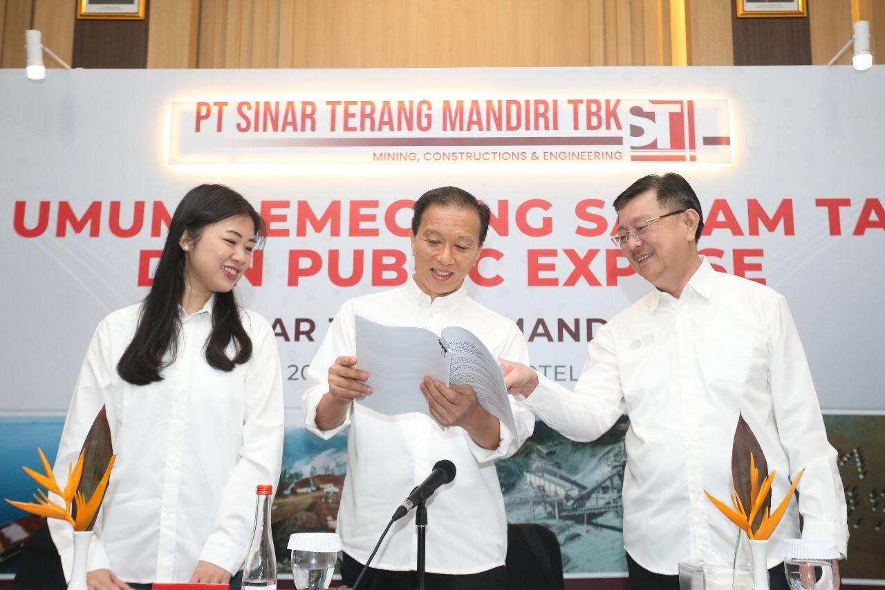 Potret manajemen PT Sinar Terang Mandiri Tbk. (MINE) MINE Sepakat Tak Bagikan Dividen, Ini Alasannya