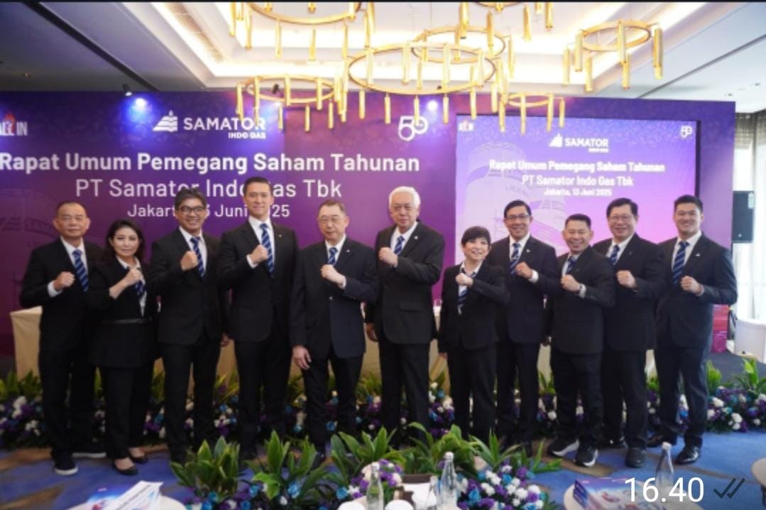 Potret Manajemen PT Samator Indo Gas Tbk. (AGII). FOTO – ISTIMEWA Samator (AGII) Setujui Bagi Dividen dan Pengurus Baru