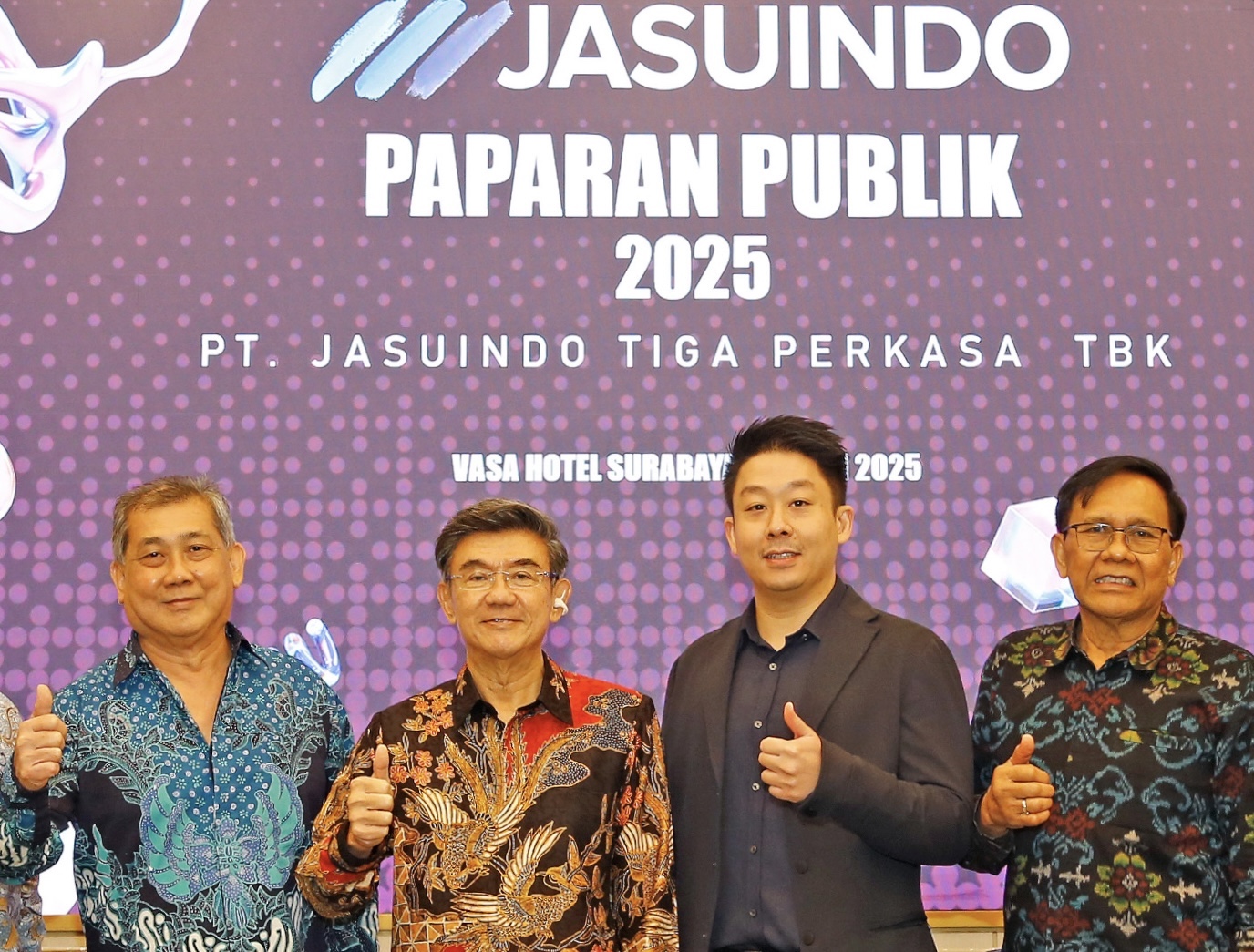 Pengurus Jasuindo usai memutuskan pembagian dividen edisi 2024. FOTO - ISTIMEWA Telisik! Jasuindo (JTPE) Gulirkan Total Dividen Rp164,44 Miliar