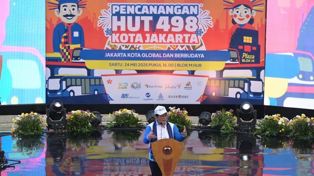 Pemerintah Provinsi DKI Jakarta akan menghapus denda sejumlah pajak daerah pada 22 Juni 2025, bertepatan dengan Hari Ulang Tahun (HUT) ke-498 Kota Jakarta. Dok. Antara. Tirto. HUT Ke-498 Kota Jakarta, Gubernur Pramono Berbagi Kebahagiaan