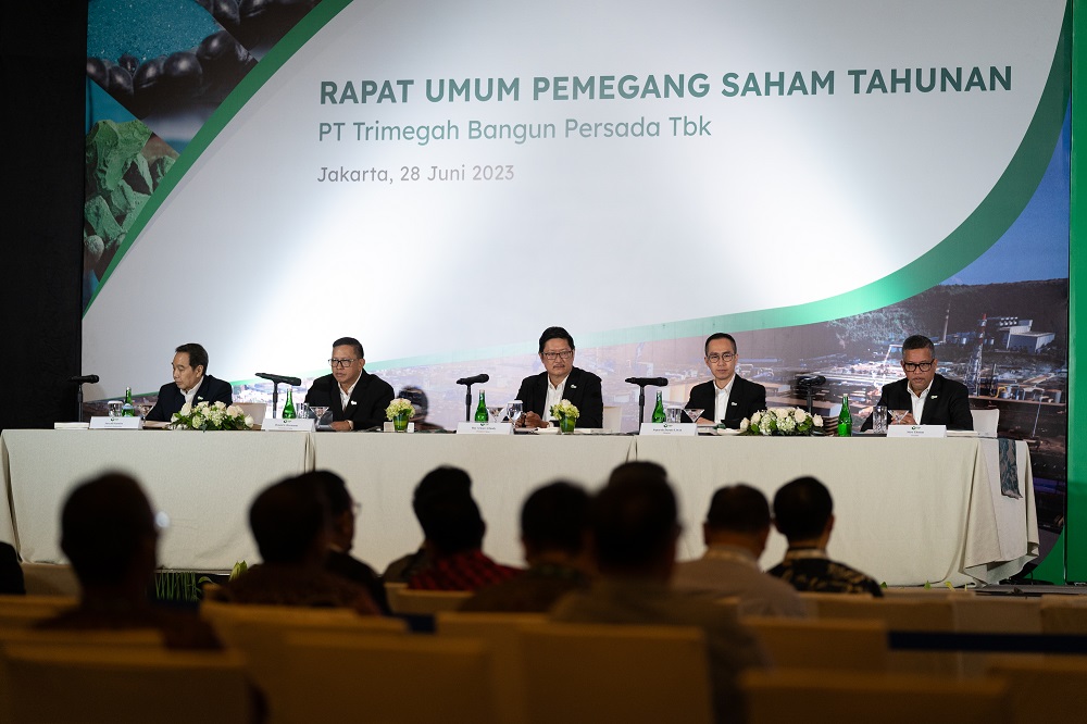 Penguru Trimegah Persada dalam RUPS Tahunan perseroan belum lama ini. FOTO - ISTIMEWA Buyback, Trimegah Persada (NCKL) Siagakan Rp1 Triliun