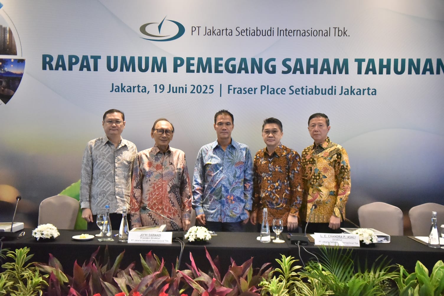 Rapat Umum Pemegang Saham Tahunan (RUPST) PT Jakarta Setiabudi Internasional Tbk. (JSPT), Kamis, 19 Juni 2025. Dok. Ist. Sepanjang 2024, Pendapatan JSPT Capai Rp2,4 Triliun, Naik 35 Persen