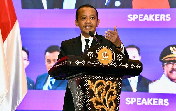 Menteri ESDM Bahlil Lahadalia ketika membuka acara Jakarta Geopolitical Forum IX/2025 (JGF 2025) yang diselenggarakan Lembaga Ketahanan Nasional (Lemhannas), Selasa (24/6). Geopolitik Berubah, Bahlil: Semua Negara Pikirkan Kepentingan Sendiri