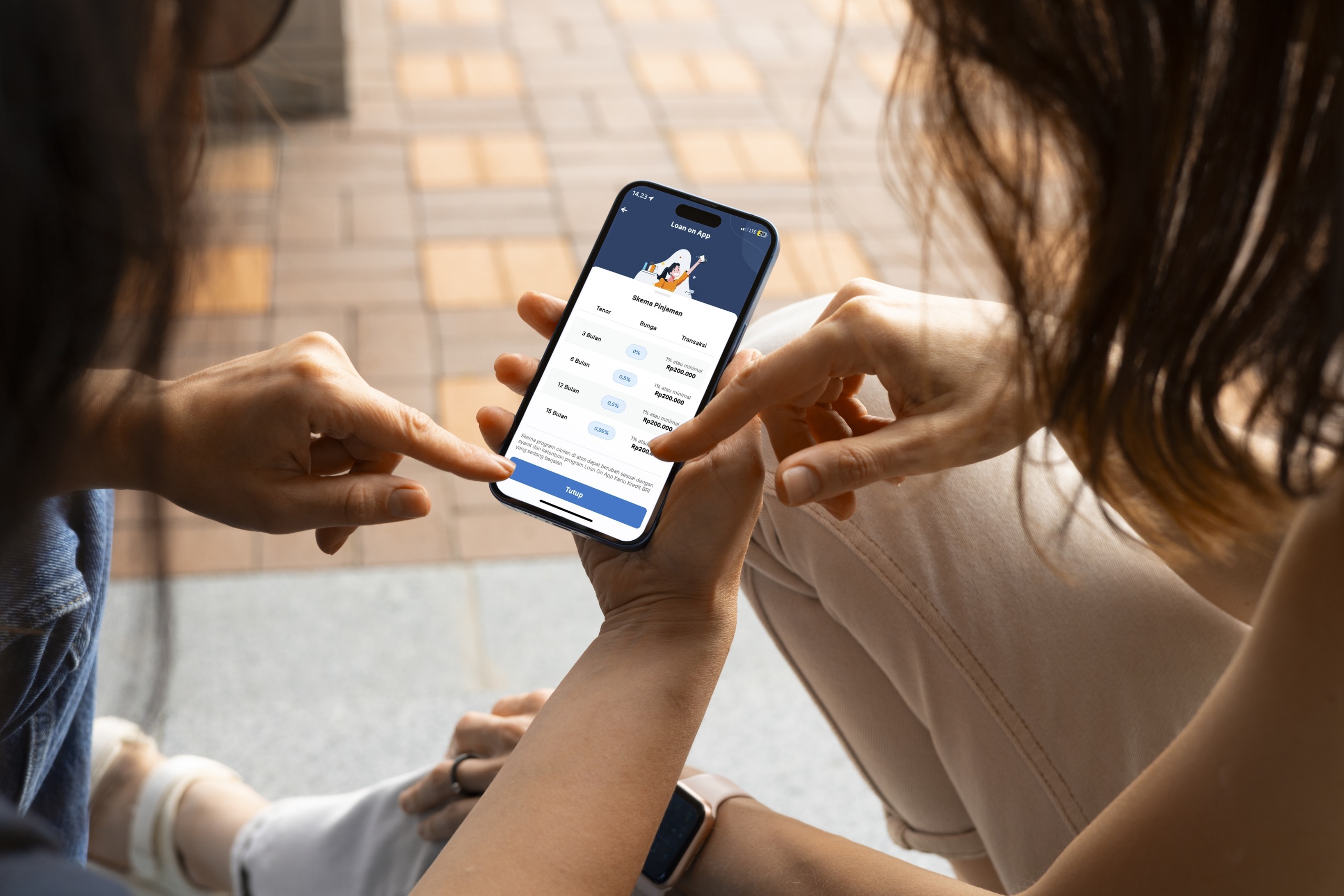 BRI merilis fitur Loan On App (LOA) Kartu Kredit BRI di super app BRImo. dok. BRI. Berikan Kemudahan, BRI (BBRI) Hadirkan Lagi Inovasi Layanan Digital