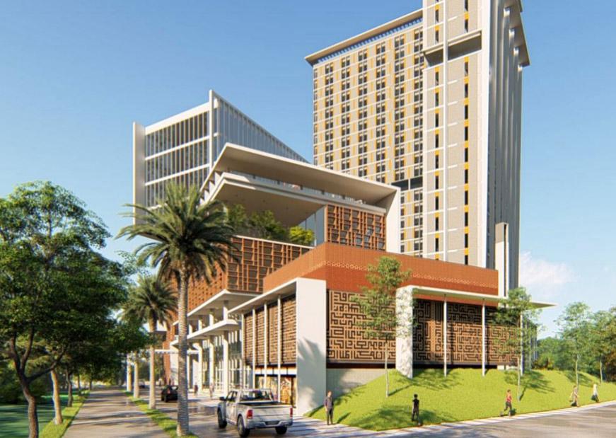 Tampak eksterior proyek hunian garapan PT Repower Asia Tbk. (REAL) . FOTO - ISTIMEWA. Repower Asia (REAL) Incar Cuan dari Apartemen Kos Mahasiswa