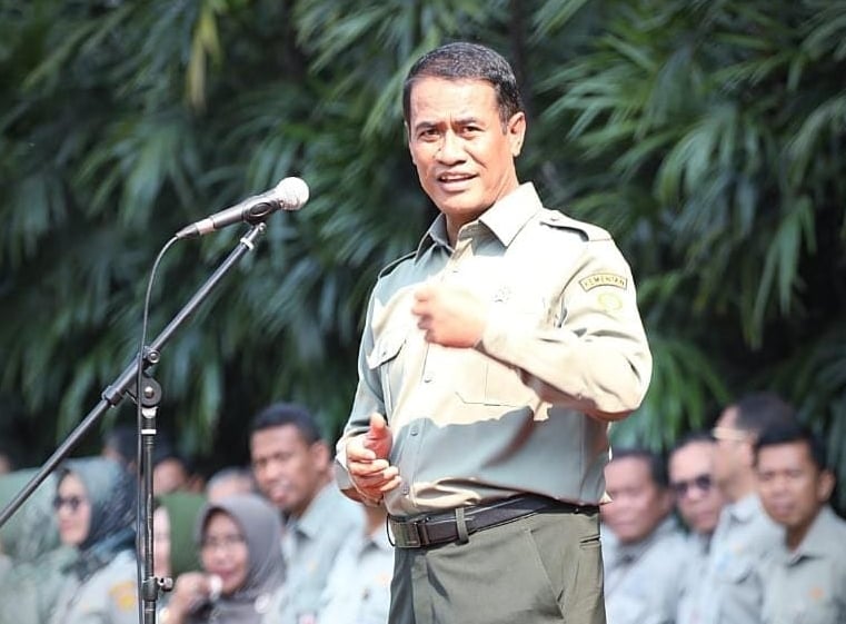 Menteri Pertanian Andi Amran Sulaiman. dok. FAJAR. Lawan Mafia Pangan, Mentan Serahkan 212 Merek Beras Nakal ke Polisi