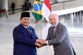 Presiden Prabowo Subianto dan Presiden Brazil Luiz Inácio Lula da Silva (kanan). Dok. Istana Kepresidenan. Indonesia-Brasil Perluas Kerja Sama, Kembangkan Teknologi Rudal