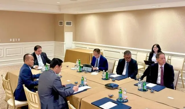 Indonesia bersama Uni Ekonomi Eurasia ( Eurasian Economic Union/EAEU) sepakat melanjutkan percepatan penandatanganan kerja sama ekonomi Indonesia-Eurasian Economic Union Free Trade Agreement (I-EAEU FTA). Dok. Kemenko Perekonomian. Indonesia-EAEU Percepat Penandatanganan Kerja Sama Ekonomi