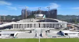 Ilustrasi kemegahan Istana Kepresidenan di IKN Nusantara, Kalimantan Timur. Dok. Otorita IKN. Ibu Kota RI Masih DKI Jakarta, Prabowo Kasih Syarat Ini Pindah ke IKN