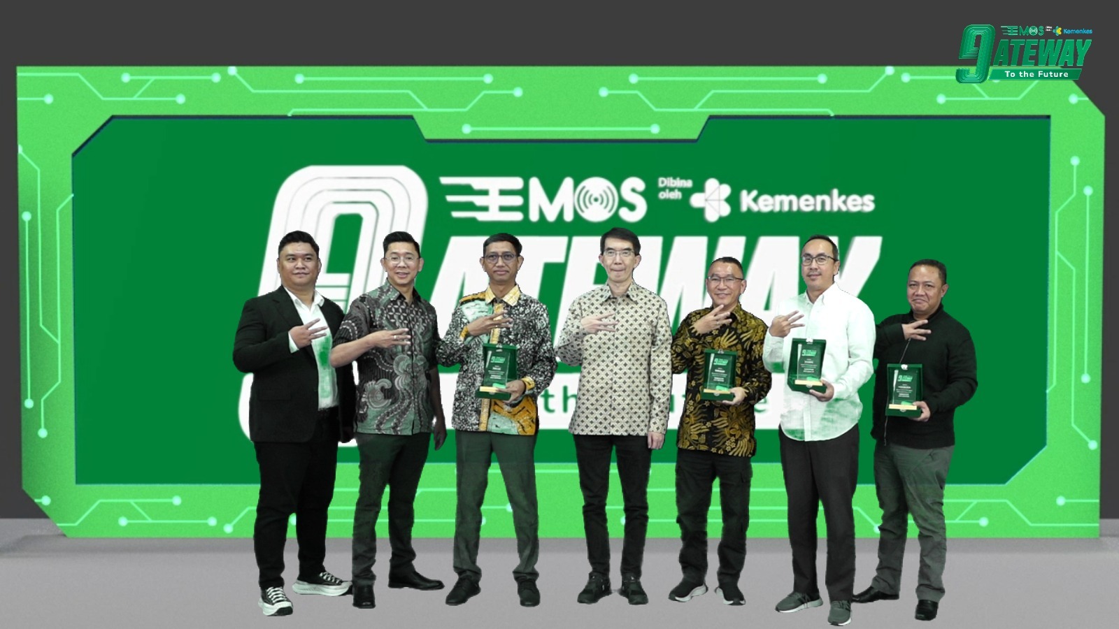 Pengurus Kalbe dan EMOS usai diskusi panjang. FOTO - ISTIMEWA Bersama EMOS, KLBF Dorong Inovasi Digital Kesehatan via NET 2025
