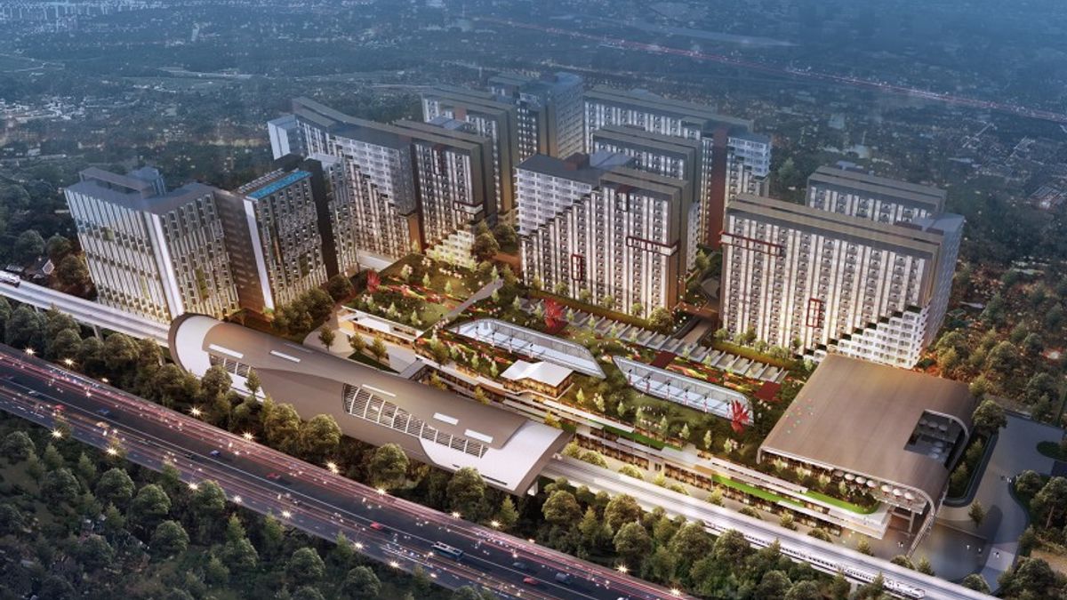 Maket pembangunan hunian dengan konsep TOD besutan Adhi Properti. FOTO - ISTIMEWA Paruh Pertama 2025, Laba ADCP Longsor 99,81 Persen