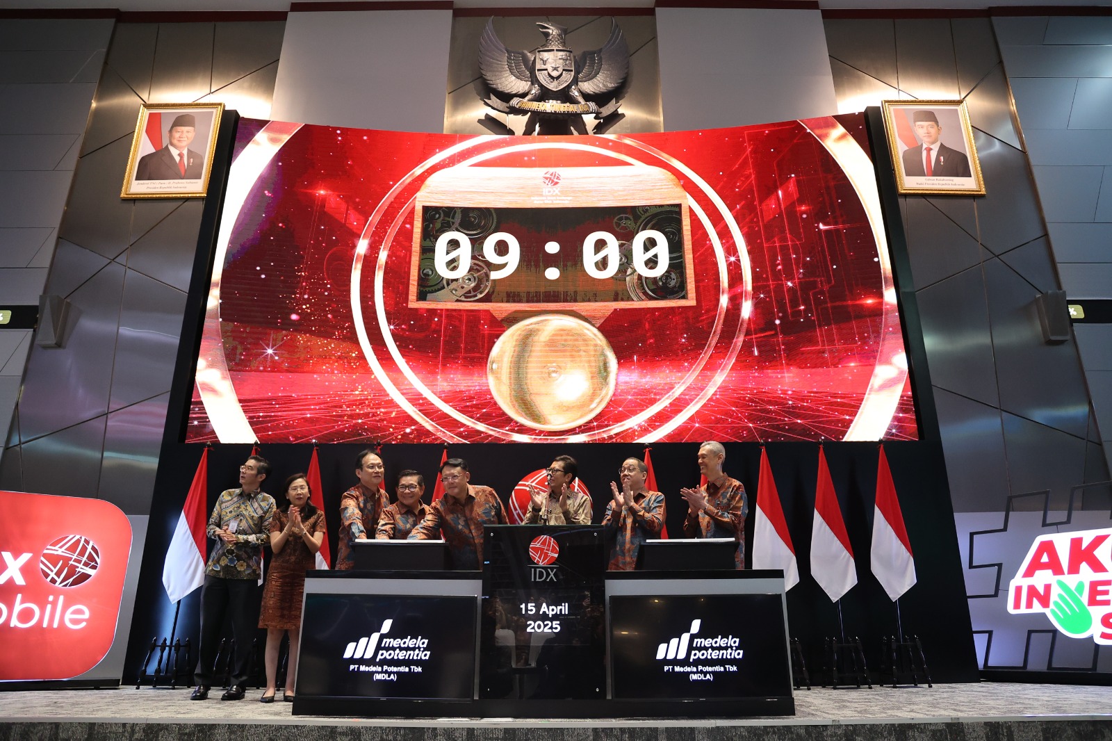 PT Medela Potentia Tbk. (MDLA), resmi mencatatkan saham perdananya di Bursa Efek Indonesia (BEI) pada Selasa (15/4/2025). FOTO - ISTIMEWA Bos MDLA, Serok Saham Harga Pasar, Buat Apa?