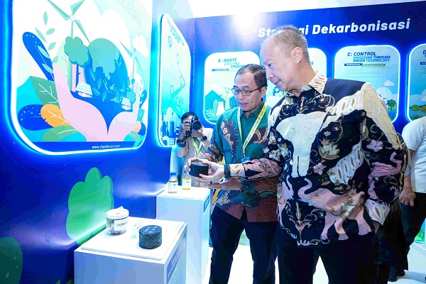 Menteri Perindustrian Agus Gumiwang Kartasasmita pada The 2nd Annual Indonesia Green Industry Summit (AIGIS) 2025 di Jakarta, Rabu (20/8). Pilot Project CCU di Gresik Berpotensi Tangkap CO2 Hingga 65 Persen