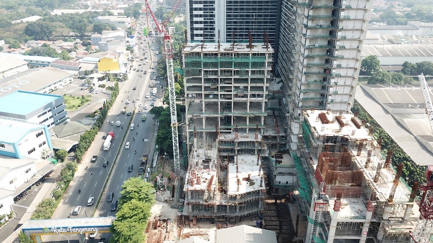 Salah satu pembangunan apartemen yang digarap TRIN. TRIN Berbalik Untung, Laba Tembus 110 Persen di Semester I-2025