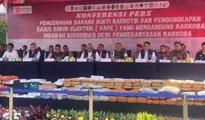 BNN Bongkar Narkoba Jenis Baru Berkedok Rokok Elektrik dari Prancis