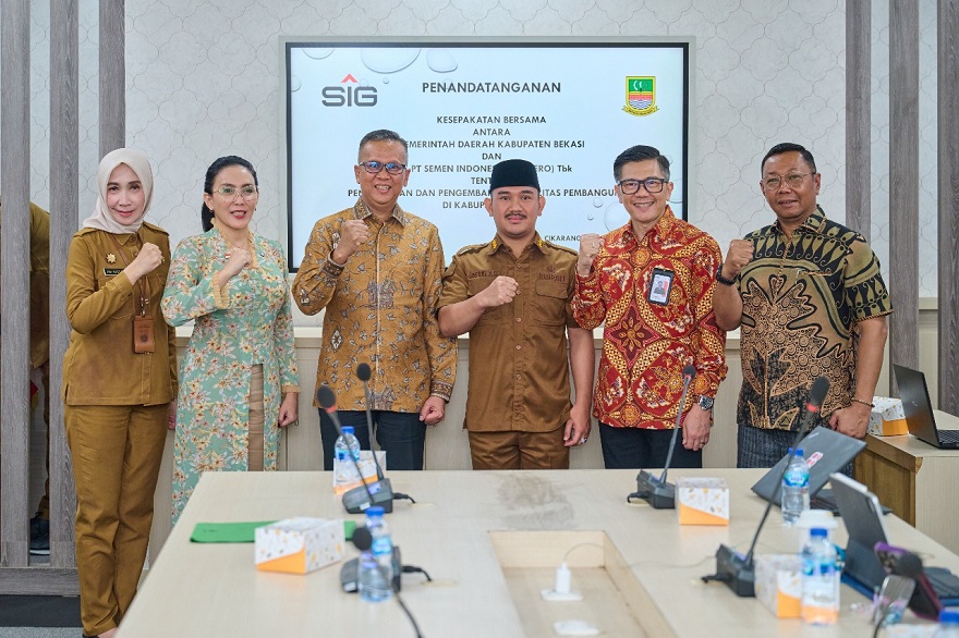 SIG Gandeng Pemkab Bekasi, Genjot Pembangunan Berkelanjutan