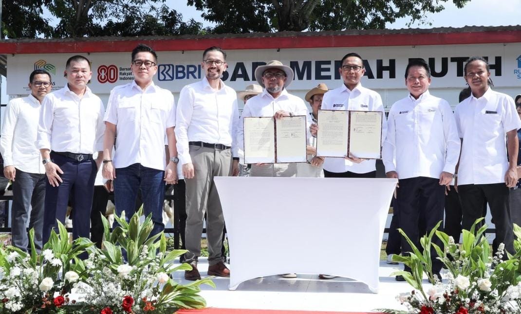 Bank Rakyat Indonesia (Persero) Tbk atau BRI kembali menegaskan komitmennya dalam mendukung swasembada pangan nasional melalui partisipasi dalam Program Sapi Merah Putih. BRI Dukung Program Sapi Merah Putih, Dorong Swasembada Pangan
