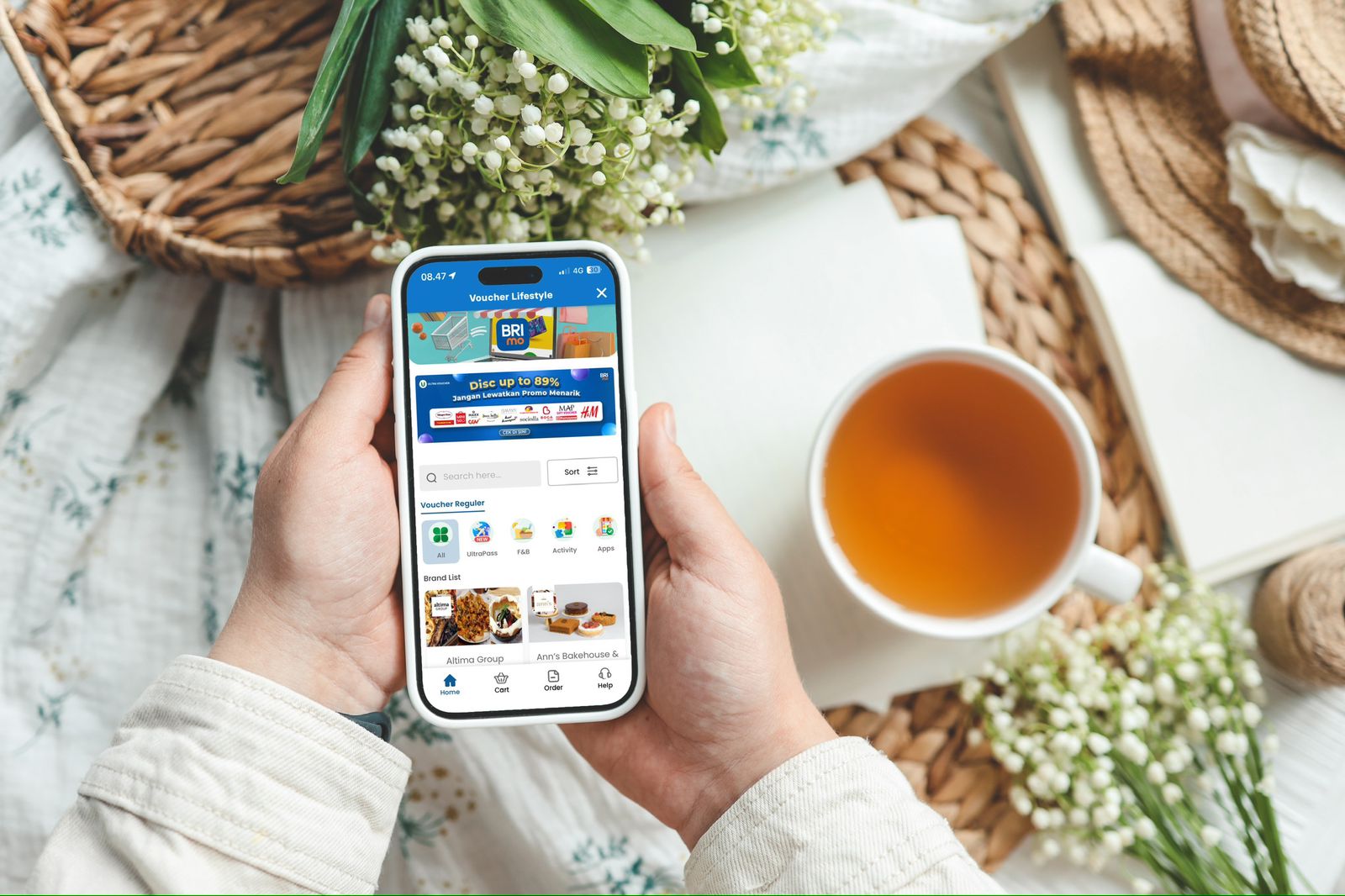 Potret antarmuka (User Interface/UI) BRImo super apps by BRI. FOTO - ISTIMEWA. BRImo Ungkap Aksi Baru