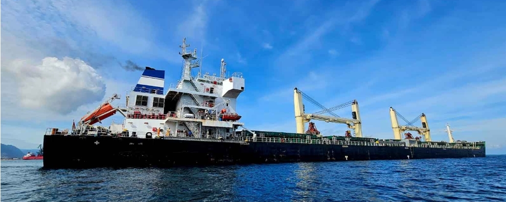 Salah satu kapal bernama MV Majestic Laksono milik emiten CBRE. FOTO - ISTIMEWA. CBRE Milik Hapsoro Tembus ARA Setelah Bebas FCA