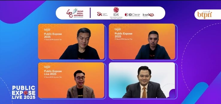 Manajemen BTPS ketika menggelar PE LIVE 2025. BTPN Syariah (BTPS) Perkuat Pendampingan Nasabah Ultra Mikro