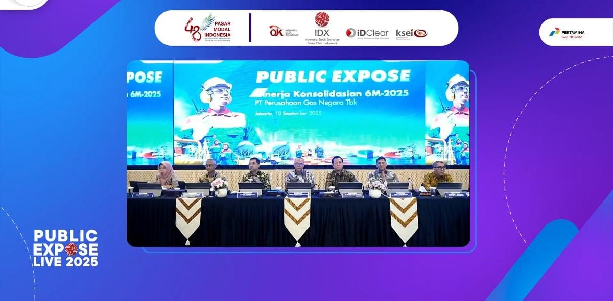 Potret Manajemen PT Perusahaan Gas Negara Tbk (PGN/PGAS) pada PE LIVE 2025. PGN (PGAS) Fokus Perkuat Bisnis Gas dan Transisi Energi