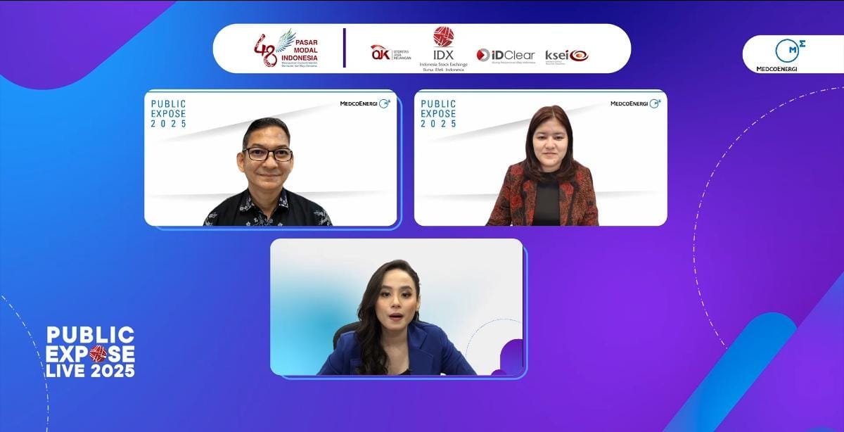 Tangkapan layar agenda PE LIVE 2025 emiten MEDC pada Rabu (10/9). Medco Energi (MEDC) Lampaui Target Emisi di Energi Baru!