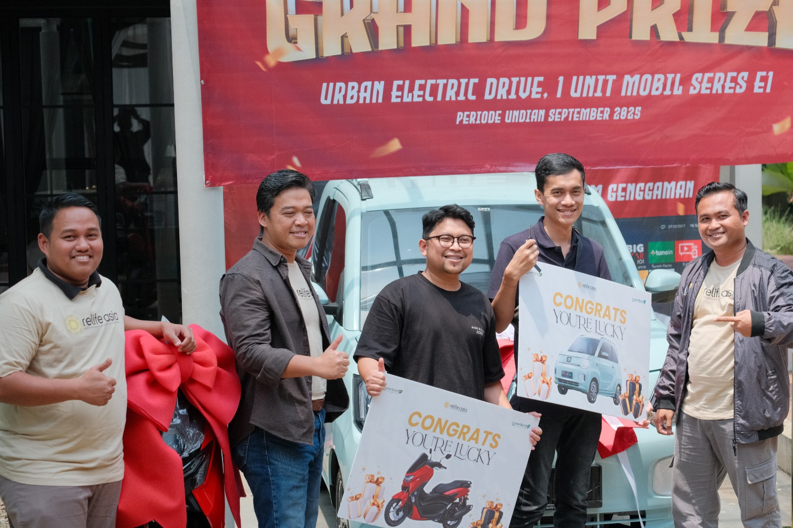 Apresiasi Konsumen, Graha Mitra Geber Undian Grand Prize Mobil Listrik